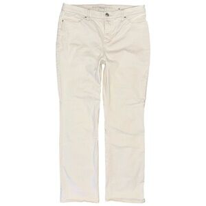 Chico’s So Lifting Ivory Straight Leg Stretch Jeans Women’s 1.5 US 10 Everyday